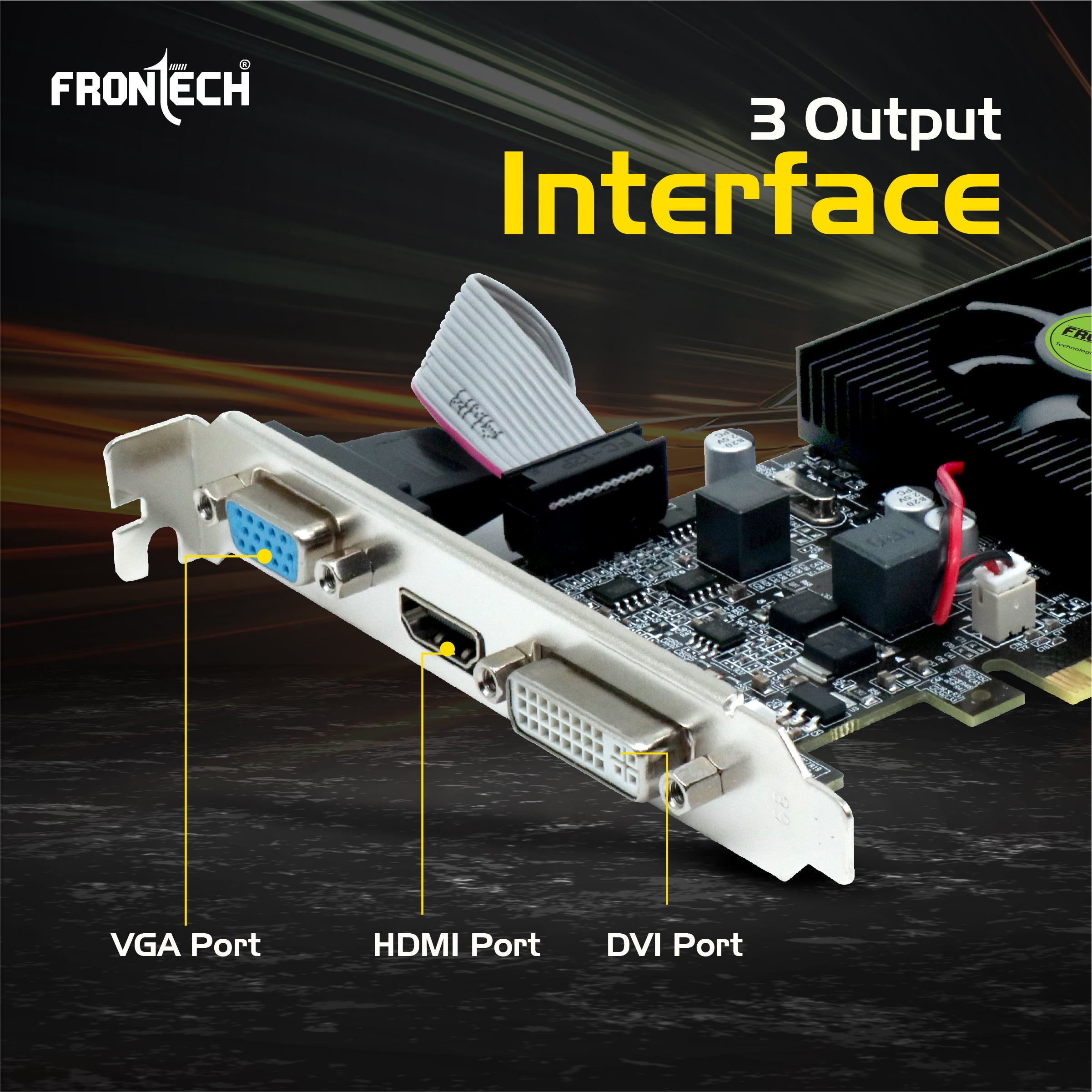 Frontech GT 730 Graphics Card with 4 GB DDR3 (GRP-0004) Frontech GT 730 Graphics Card with 4 GB DDR3 (GRP-0004)